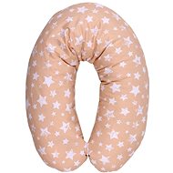 Nursing pillow 190x50 CM Lorelli RANFORCE LITTLE STARS BEIGE - Nursing Pillow