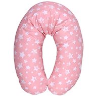 Nursing pillow 190x50 CM Lorelli RANFORCE LITTLE STARS PINK - Nursing Pillow