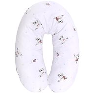 Nursing pillow 190x50 CM Lorelli RANFORCE BEAR BEIGE - Nursing Pillow