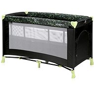 Travel cot and playpen 2in1 Lorelli VERONA BLACK&GREEN DOTS - Travel Bed