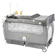 Travel cot and playpen 2in1 Lorelli SLEEP'N'DREAM PLUS GREY BEAR - Travel Bed