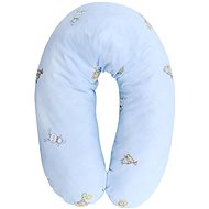 Nursing pillow 190x50 CM Lorelli RANFORCE BEAR PARTY BLUE - Nursing Pillow