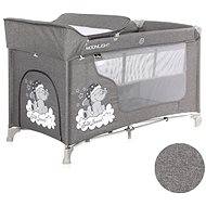 Travel cot and playpen 2in1 Lorelli MOONLIGHT GREY LUXE - Travel Bed