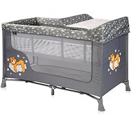 Lorelli SR2 GREY CLOUDS 2in1 travel cot and playpen - Travel Bed
