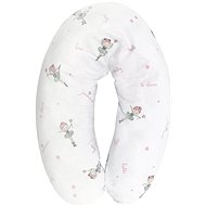 Nursing pillow 190x50 CM Lorelli RANFORCE BALLETT PINK - Nursing Pillow