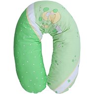 Nursing pillow 190x50cm Lorelli RANFORCE LITTLE DUCKS GREEN - Nursing Pillow