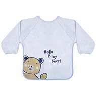Embroidered bib with sleeves Lorelli BLUE BEAR - Bib
