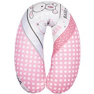 Nursing pillow 190x50 CM Lorelli RANFORCE FRIENDS PINK - Nursing Pillow