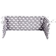 Lorelli RANFORCE CLOUDS GRAY crib mantle - Crib Bumper