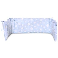 Lorelli RANFORCE LITTLE STARS BLUE - Crib Bumper