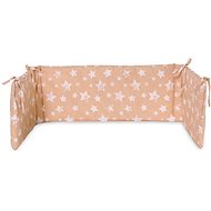 Lorelli RANFORCE LITTLE STARS BEIGE crib mantle - Crib Bumper