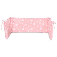 Lorelli RANFORCE LITTLE STARS PINK - Crib Bumper