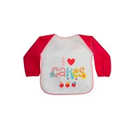Lorelli bib with sleeves TERRY CAKES RED - Bib