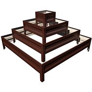 Vyvýšený záhon Primaterra SQUARE CHOCO - Vyvýšený záhon