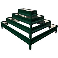 Vyvýšený záhon Primaterra RECTANGULAR GREEN pozinkovaný - Vyvýšený záhon
