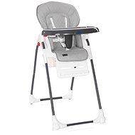 Dining chair Lorelli DULCE COOL GREY LEATHER - High Chair