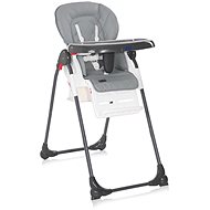 Dining chair Lorelli DULCE SILVER BLUE LEATHER - High Chair