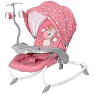 Rocking chair Lorelli DREAM TIME ROSE VELVET UNICORN - Baby Rocker