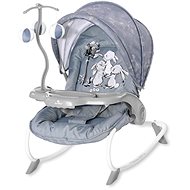 Lorelli DREAM TIME SILVER BLUE RABBITS - Baby Rocker