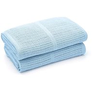 Baby crochet cotton blanket Lorelli 75x100 CM BLUE - Blanket
