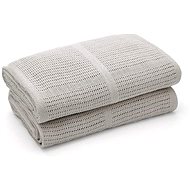 Baby crochet cotton blanket Lorelli 75x100 CM GREY - Blanket