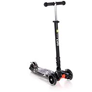 Children's three-wheeled scooter Lorelli RAPID with LED glowing wheels BLACK FLASH - Children's Scooter