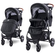 Stroller Lorelli DAISY + Ottoman BLACK - Baby Buggy