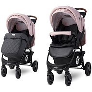 Stroller Lorelli DAISY + Carrycot BLACK&CAMEO ROSE - Baby Buggy