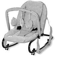Lorelli ROCK STAR LUXE COOL GREY STARS - Baby Rocker