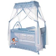 Travel cot and playpen 2in1 Lorelli MAGIC SLEEP + canopy BLUE ADVENTURE - Travel Bed