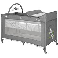 Travel cot and playpen 2in1 Lorelli NOEMI PLUS GREY KOALAS - Travel Bed