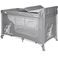 Travel cot and playpen 2in1 Lorelli MOONLIGHT GREY FUN - Travel Bed