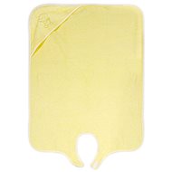 Baby towel with hood Lorelli DUO 100x80 CM YELLOW - Children's Bath Towel