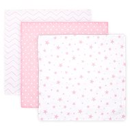 Lorelli Extra Soft Muslin Diapers Set 3pcs 80x80 CM TRIO PINK MIX - Cloth Nappies