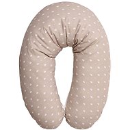 Nursing pillow 190x50 CM Lorelli RANFORCE CROWNS LATTE - Nursing Pillow