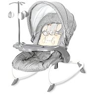 Rocking chair Lorelli DREAM TIME GREY ELEPHANT - Baby Rocker