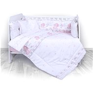 5-Piece Crib Set - 4 Mantinel Lorelli RANFORCE MY BABY PINK - Crib Bumper