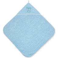Baby towel with hood Lorelli 80x80 CM BLUE - Children's Bath Towel