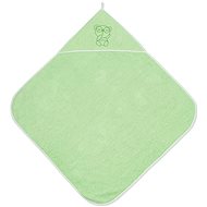 Baby towel with hood Lorelli 80x80 CM GREEN - Children's Bath Towel