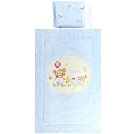 4 piece bed linen LORELLI RANFORCE BEAR PARTY BLUE - Children's Bedding