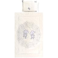 4 piece bed linen LORELLI RANFORCE PP HAPPY HIPPO BEIG - Children's Bedding