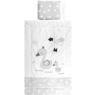 4 piece bed linen LORELLI RANFORCE PP SWAN GRAY - Children's Bedding