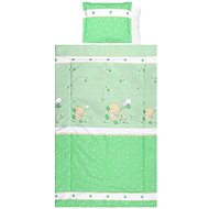 4 piece bedding LORELLI RANFORCE LITTLE DUCKS GREEN - Children's Bedding