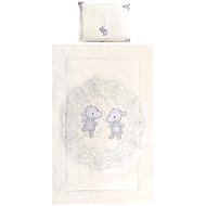 3 piece bed linen RANFORCE HAPPY HIPPO BEIGE - Children's Bedding