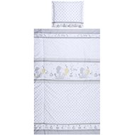 3 piece bed linen RANFORCE ELEPHANTS GRAY - Children's Bedding