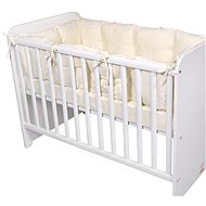 Lorelli UNI crib mantel 4 pcs. 60x120 CM BEIGE - Crib Bumper