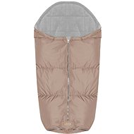 Lorelli THERMO winter stroller sleeve BEIGE/GRAY - Stroller Footmuff