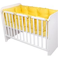 Lorelli UNI crib mantel 4 pcs. 60x120 CM YELLOW - Crib Bumper