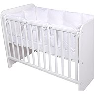 Lorelli UNI crib mantinel 4 pcs. 60x120 CM WHITE - Crib Bumper
