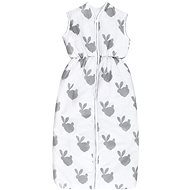 Winter sleeping bag 95 CM RANFORCE RABBITS GRAY - Children's Sleeping Bag